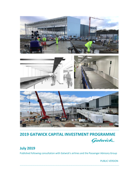 2019 Gatwick Capital Investment Programme