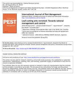 Leaf-Cutting Ants Revisited