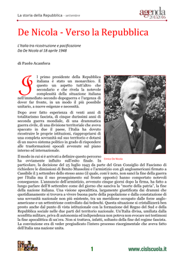 De Nicola Nicola Al 18 Aprile 1948- Di Paolo Acanfora