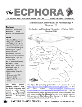 Smithsonian Contributions to Paleobiology • Number
