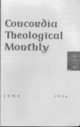 Concou()Io Theological Monthly