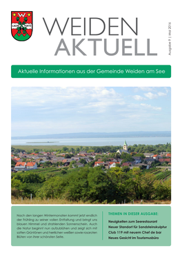 WEIDEN AKTUELL Mai 2016