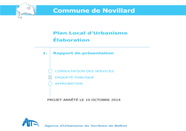 Rapport De Présentation-Novillard.Indd