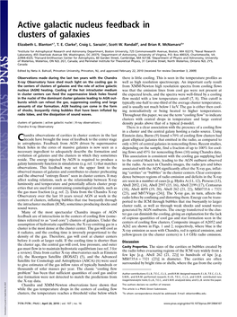 Active Galactic Nucleus Feedback in Clusters of Galaxies