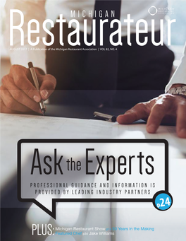 Michigan Restaurant Association | VOL 82, NO