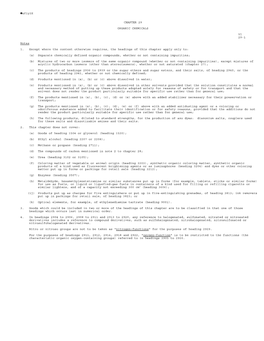 F1y3x CHAPTER 29 ORGANIC CHEMICALS VI 29-1 Notes 1