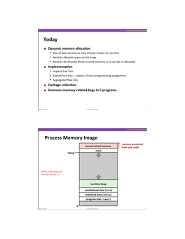 Memory Allocation