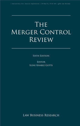 The Merger Control Review