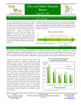 Price and Market Situation Report