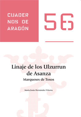 Linaje De Los Ulzurrun De Asanza. Marqueses De Tosos