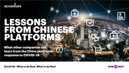 Lessons from Chinese Platforms