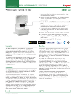 Wireless Network Bridge Lmbc-650