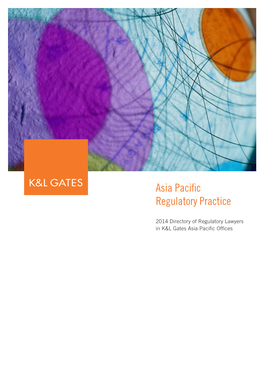 Asia Pacific Regulatory Practice