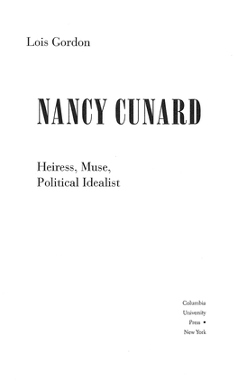 Nancy Cunard