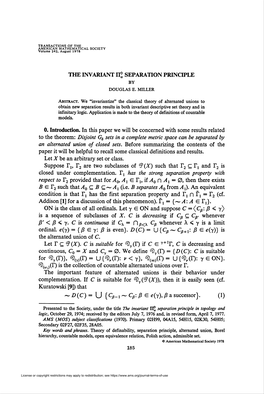 0{%(T): V < Y}, ^(T) = U^It): Y G ON}