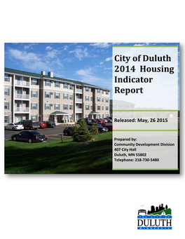 City of Duluth 2014 Housing Indicator Report