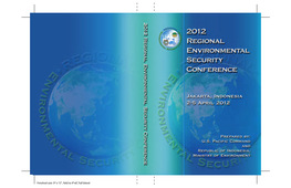 2012 Regional Environmental Security Conference