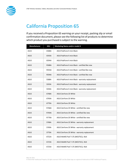 California Proposition 65