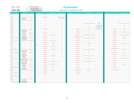 E3 2016 Schedule PACIFIC TIME