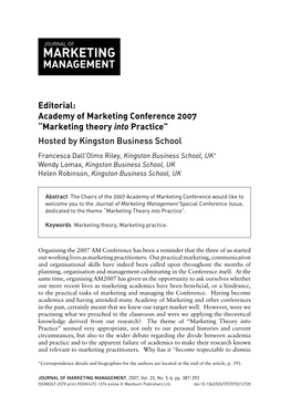 Marketing Management