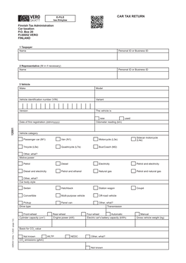 1200E Finnish Tax Administration Form