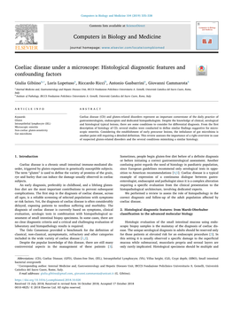 Coeliac Disease Under a Microscope Histological Diagnostic Features And