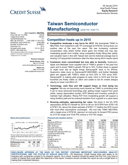 Taiwan Semiconductor Manufacturing