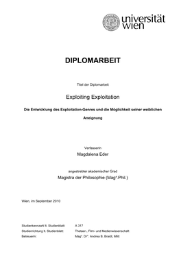 Diplomarbeit