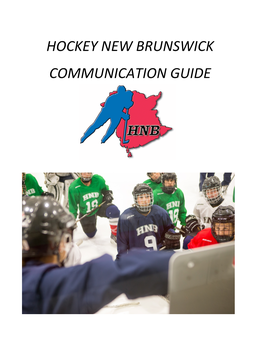 Hockey New Brunswick Communication Guide
