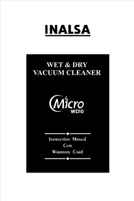 Wet & Dry Vacuum Cleaner