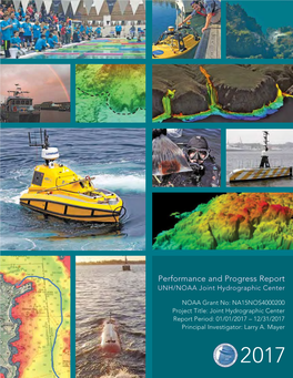 Performance and Progress Report UNH/NOAA Joint Hydrographic Center