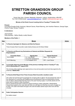 Fownhope Parish Council