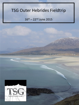 TSG Outer Hebrides Fieldtrip