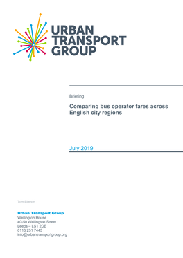 UTG Bus Fares Research July 2019.Pdf