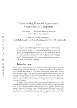 Characterising Bounded Expansion by Neighbourhood Complexity