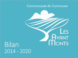 Bilan 2014 - 2020 1 Bilan Des Travaux D’Investissement 2014 - 2020