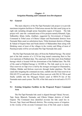 Chapter - 9 Irrigation Planning and Command Area Development