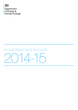 DECC Annual Report 2014-15