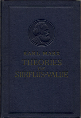 Theories of Surplus-Value, Part II, Pp