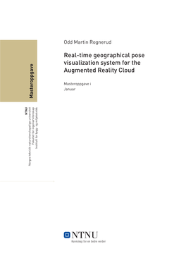 Real-Time Geographical Pose Visualization System for the Augmented Reality Cloud