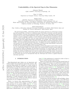 Undecidability of the Spectral Gap in One Dimension