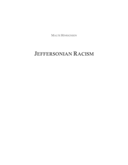 Jeffersonian Racism