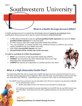 What Is a Health Savings Account (HSA)?