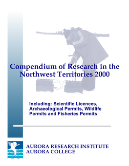 Compendium of Research in the Northwest Territories 2000