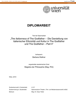 Diplomarbeit