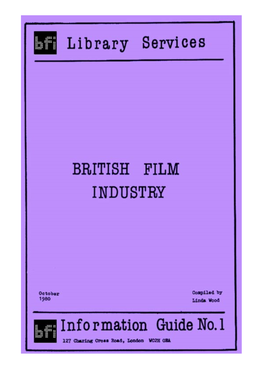 British Film Industry by Linda Wood