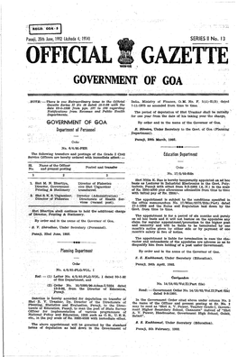 Official\ Gazette Government of Goa