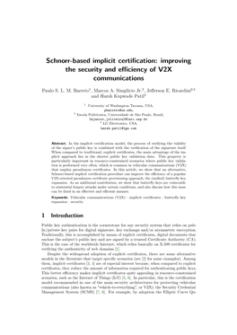 Schnorr-Based Implicit Certification