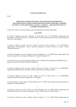 Giunta Regionale Del Veneto N.180 Del 15/12/2017 Con Cui Viene Approvato Il Riparto Dei Contributi Regionali Disposti Con D.G.R.V