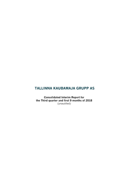 Tallinna Kaubamaja Grupp As